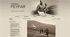 Desktop Screenshot of feyfar.cz
